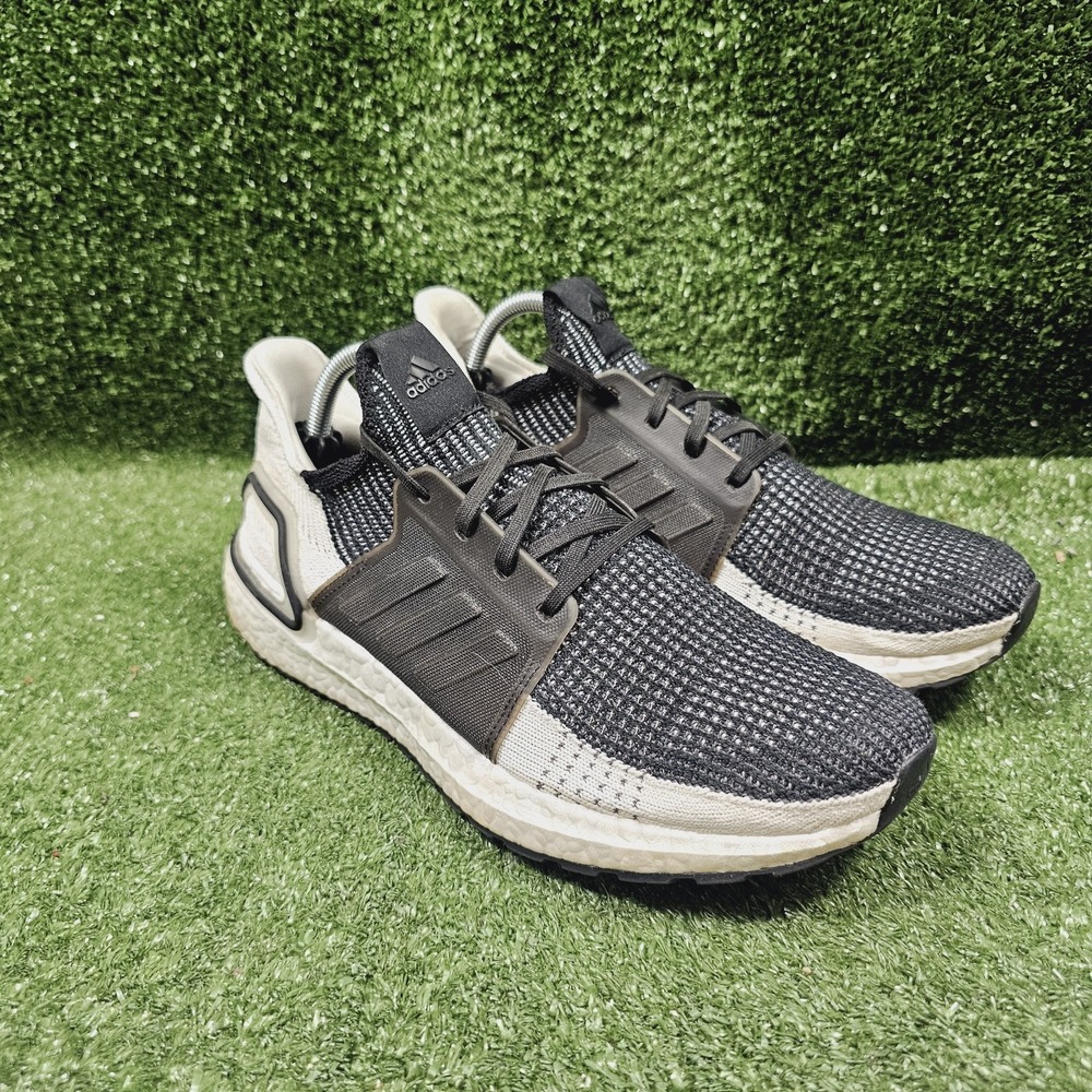 Adidas Ultraboost 19 Black White Athletic Running Comfort Sneakers Mens Size 9